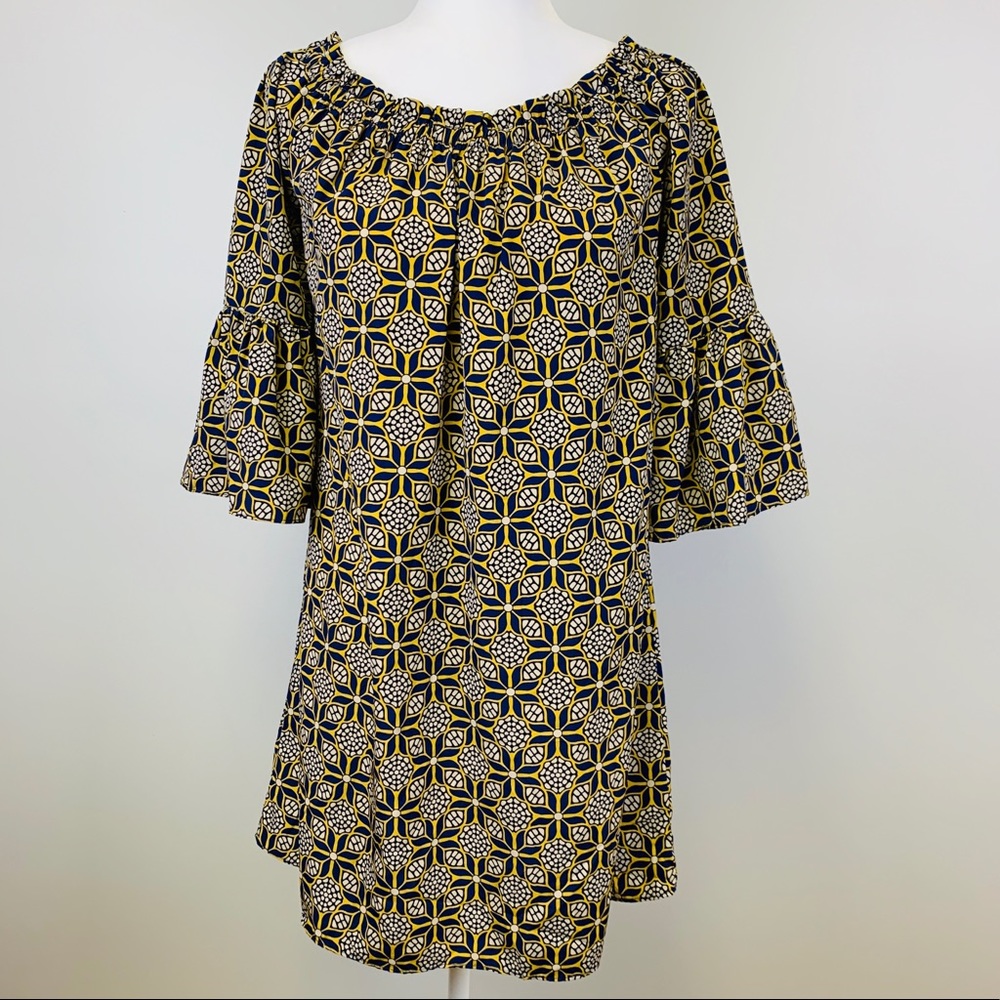 Soprano Blue & Yellow Dress, XS